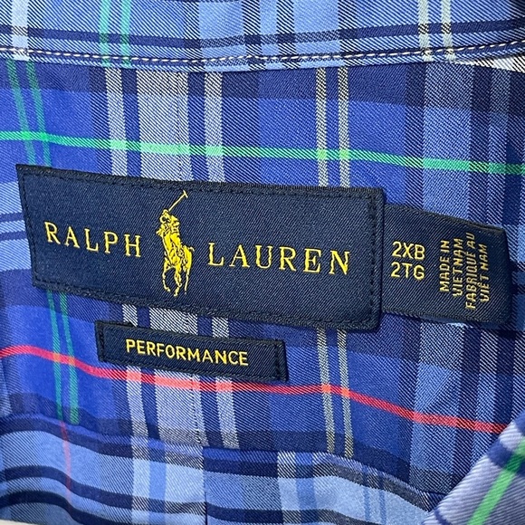 Polo Ralph Lauren Classic Fit Performance Button Front Long Sleeve Shirt 2XB - Picture 3 of 6